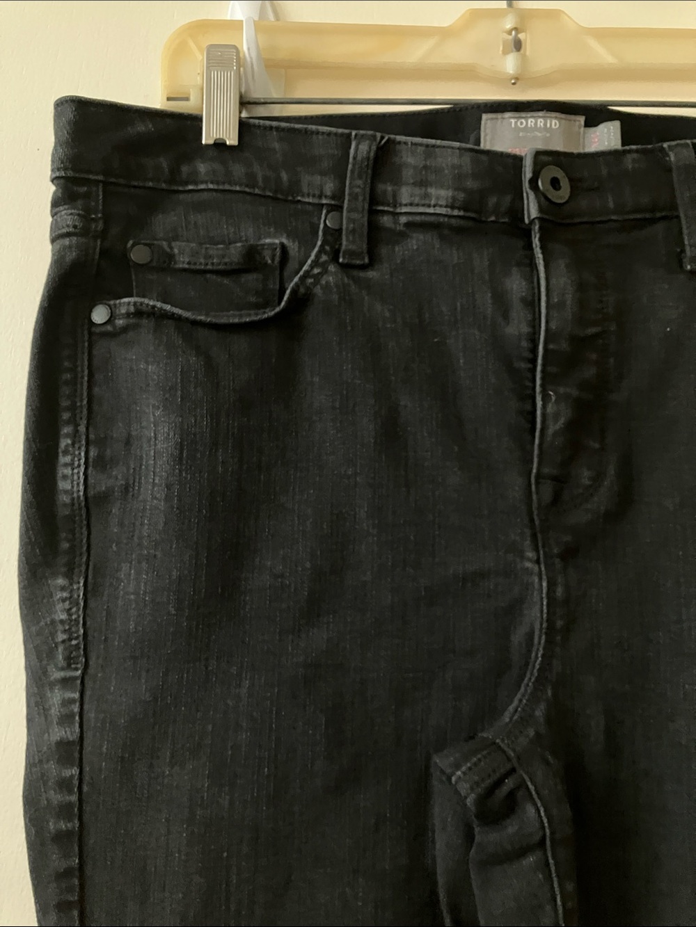Torrid Black Size 16R Sky High Skinny Premium Stretch Jeans - Picture 3 of 9